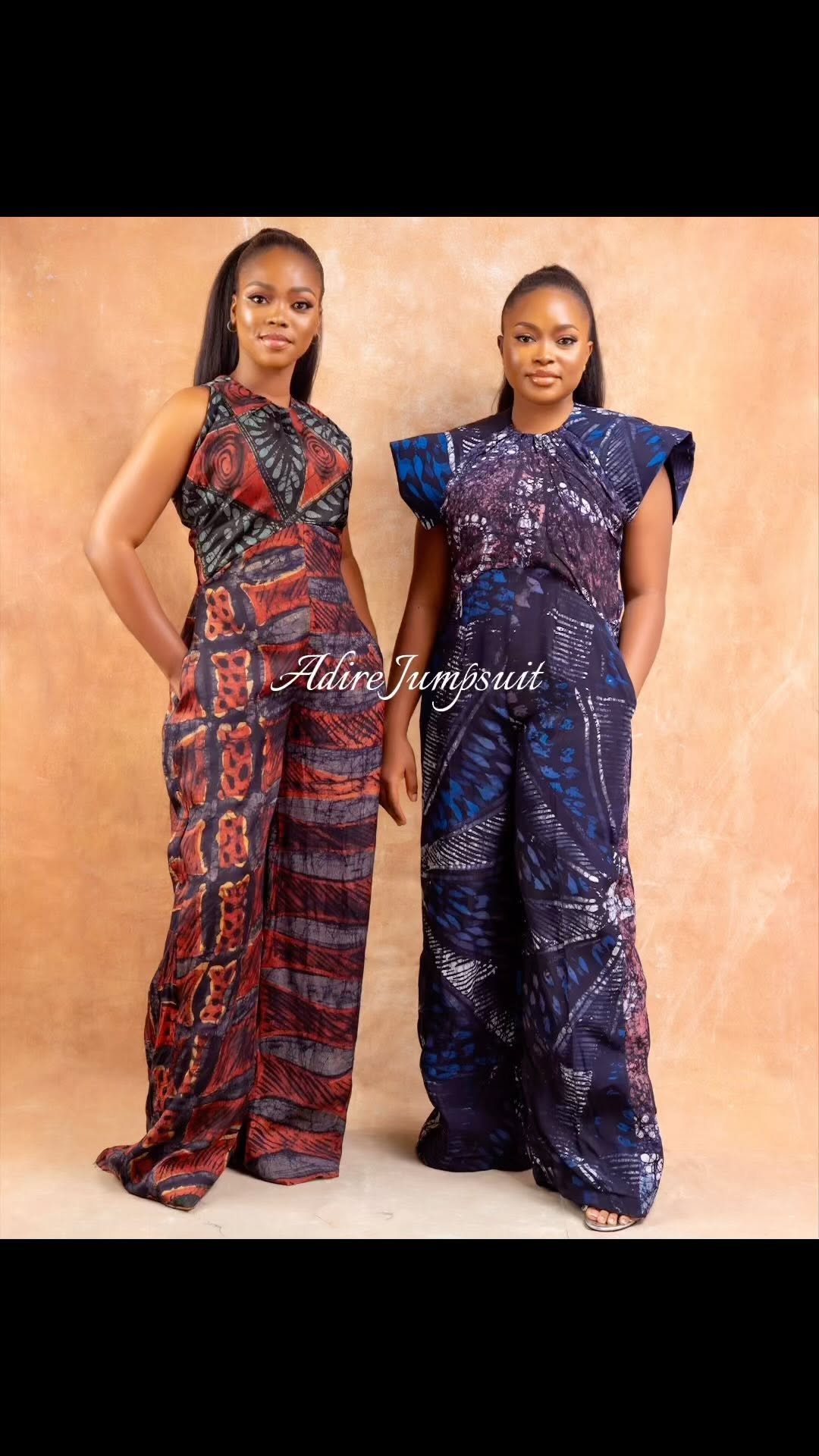 Adire Wide-Leg Jumpsuit