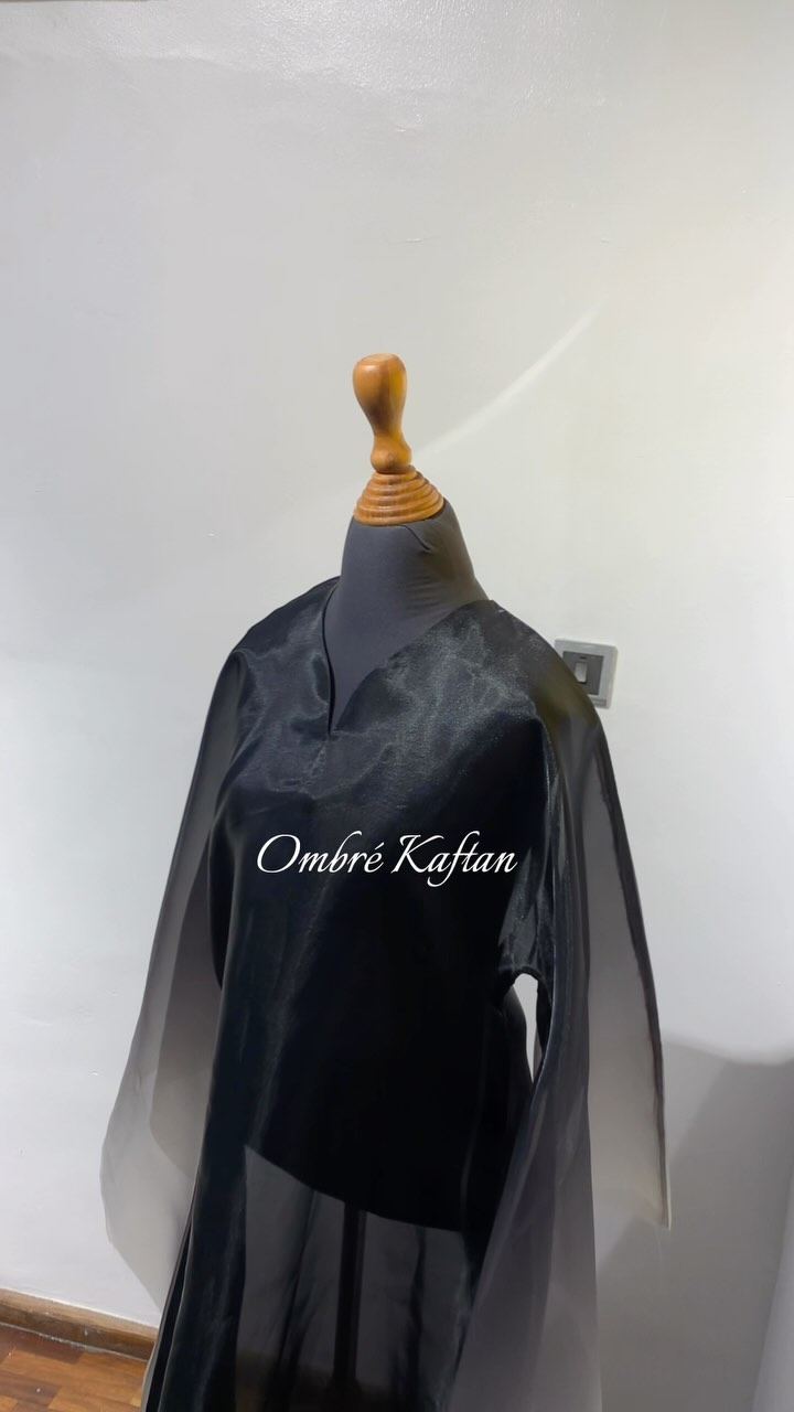 Ombré Satin Kaftan