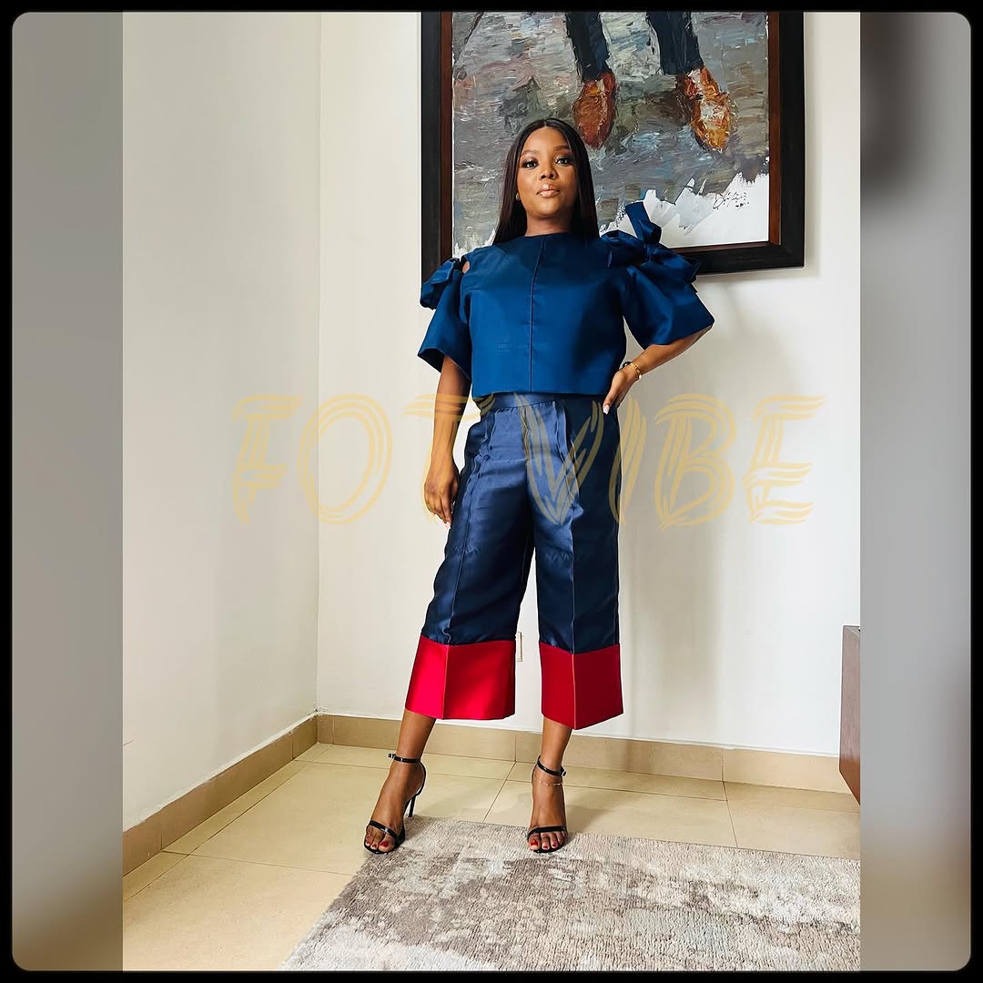 Indigo & Scarlet Culotte Set