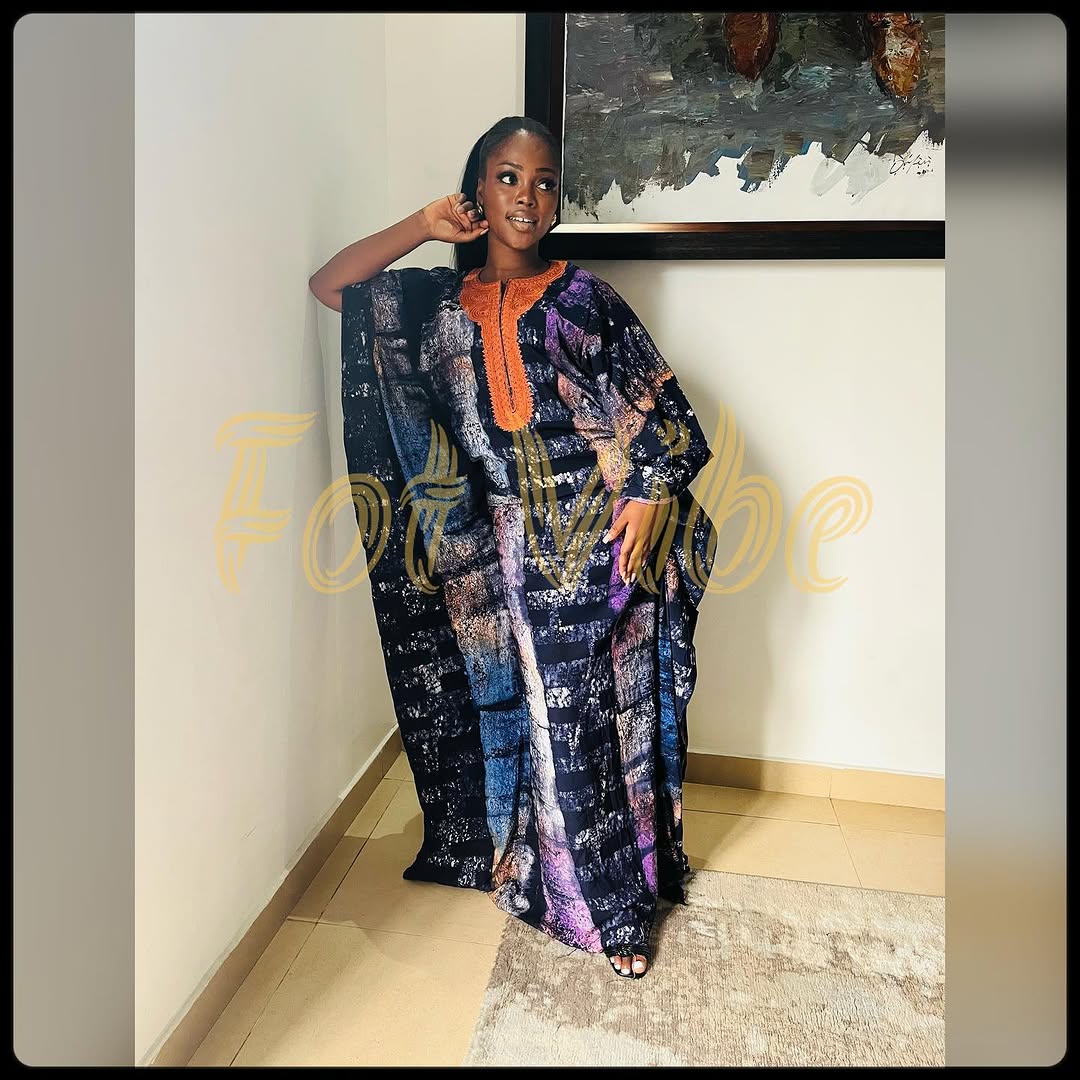 Midnight Print Boubou