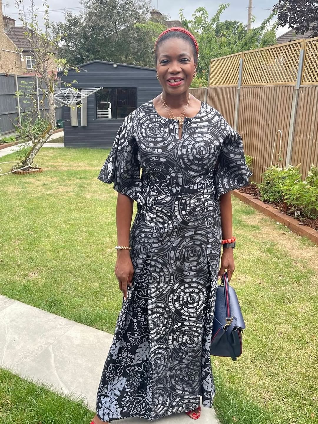 Monochrome Adire Maxi
